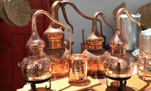 Alambiques de cobre